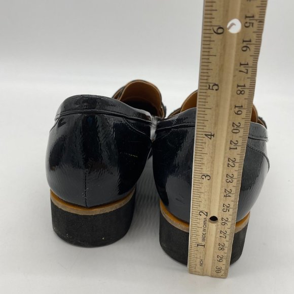 NWOT YDN Leopard and Black patent Leather Loafers (no box) - Picture 7 of 10